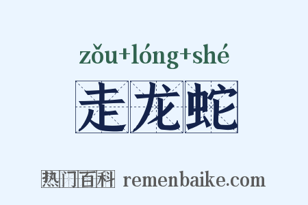 走龙蛇是什么意思的图片